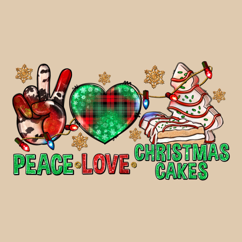 Peace Love Christmas Cakes Bbs Heavyweight Sweatshirt by BundleAndBundleShop | Teevron