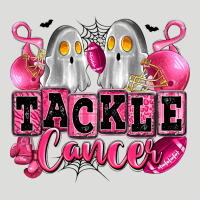 Tackle Cancer With Ghosts Playing Football Zipper Hoodie | Teevron