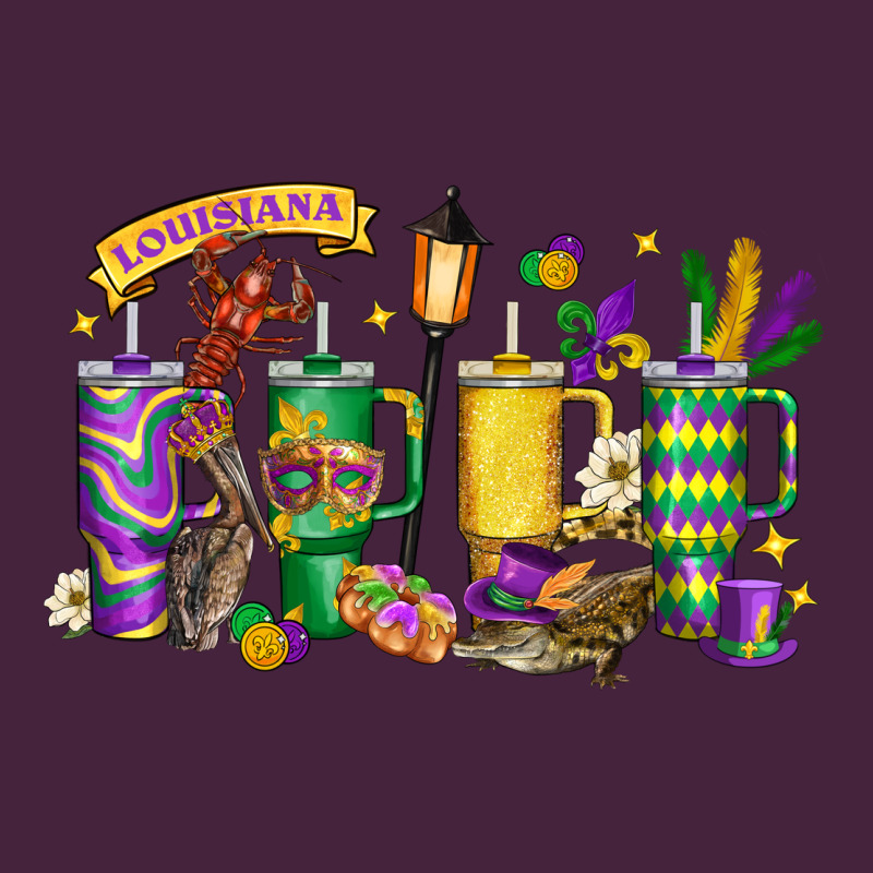 Obsessive Cup Disorder Mardi Gras Premium Tee by LillyAllenDesigns | Teevron