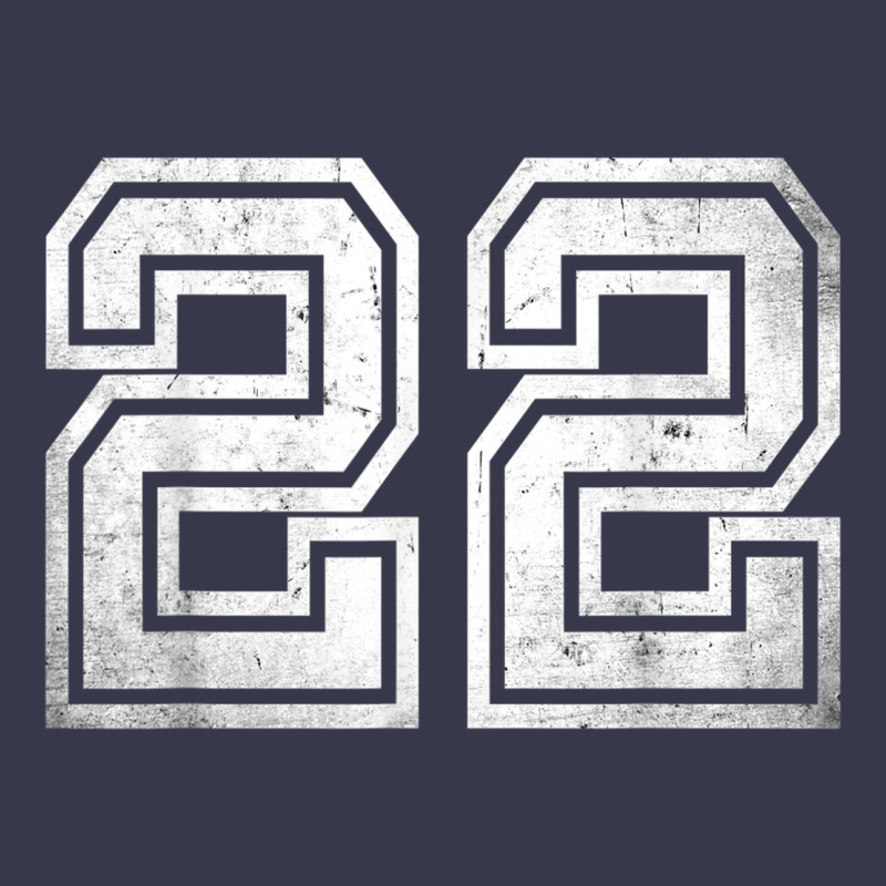 Number 22 Sports Jersey Lucky No. Birthday Age Vintage Long Sleeve Tee by tuanDangUi | Teevron