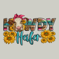 Western Howdy Heifer With Charolais Cow Heavyweight Hoodie | Teevron