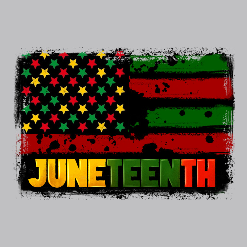 Juneteenth American Flag Long Sleeve Tee by CowGirlArtShop | Teevron
