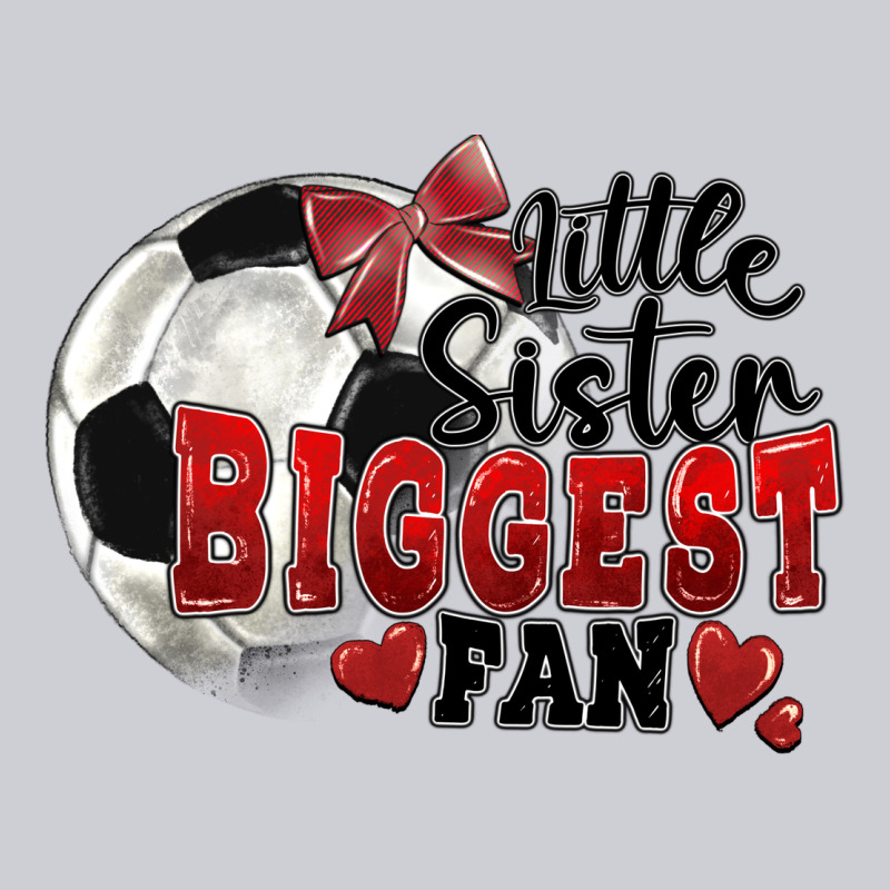 Little Sister Biggest Fan Soccer Heavyweight Sweatshirt by FaDigitalArtStudio | Teevron