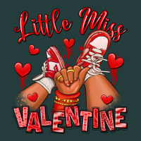 Little Miss Valentine Afro Kid Sneakers Classic Tee | Teevron