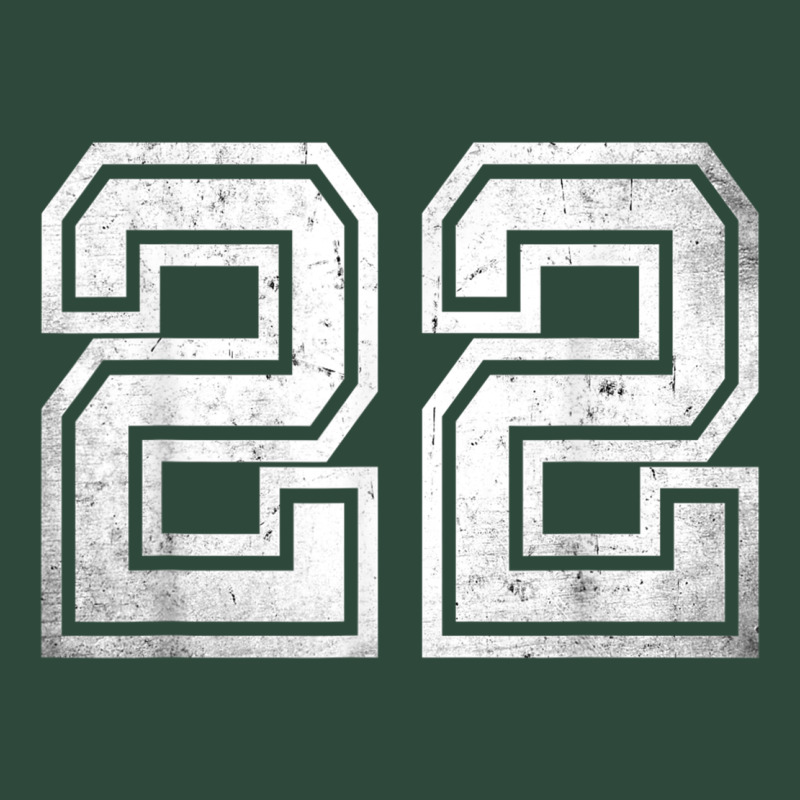 Number 22 Sports Jersey Lucky No. Birthday Age Vintage Zipper Hoodie by tuanDangUi | Teevron