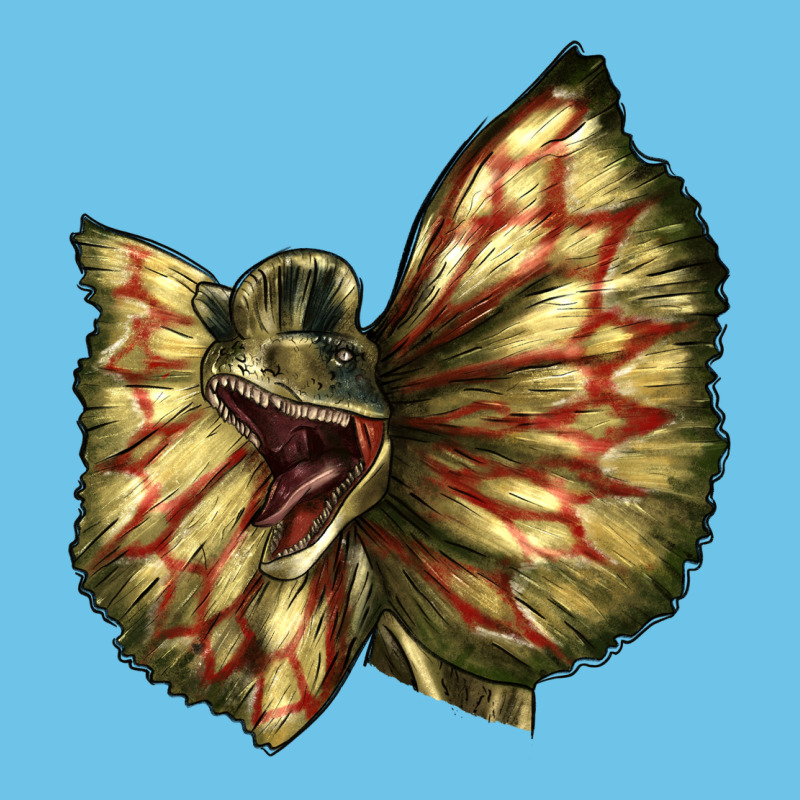 Dilophosaurus Face Premium Sweatshirt by LillyAllenDesigns | Teevron