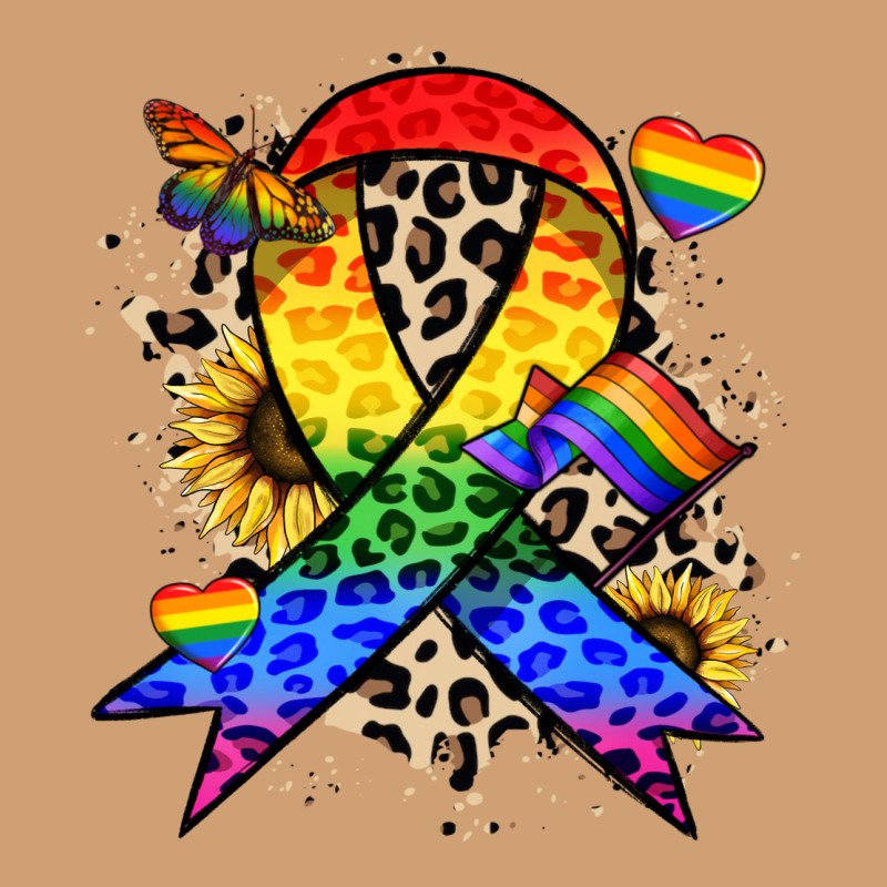 Pride Ribbon Vintage Tee by NancyCooperArtShop | Teevron