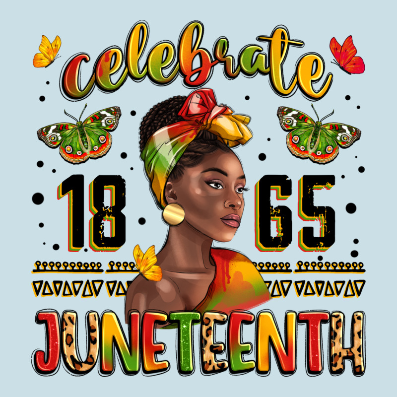 Celebrate 1865 Juneteenth With Black Woman Ladies Tee by LillyAllenDesigns | Teevron