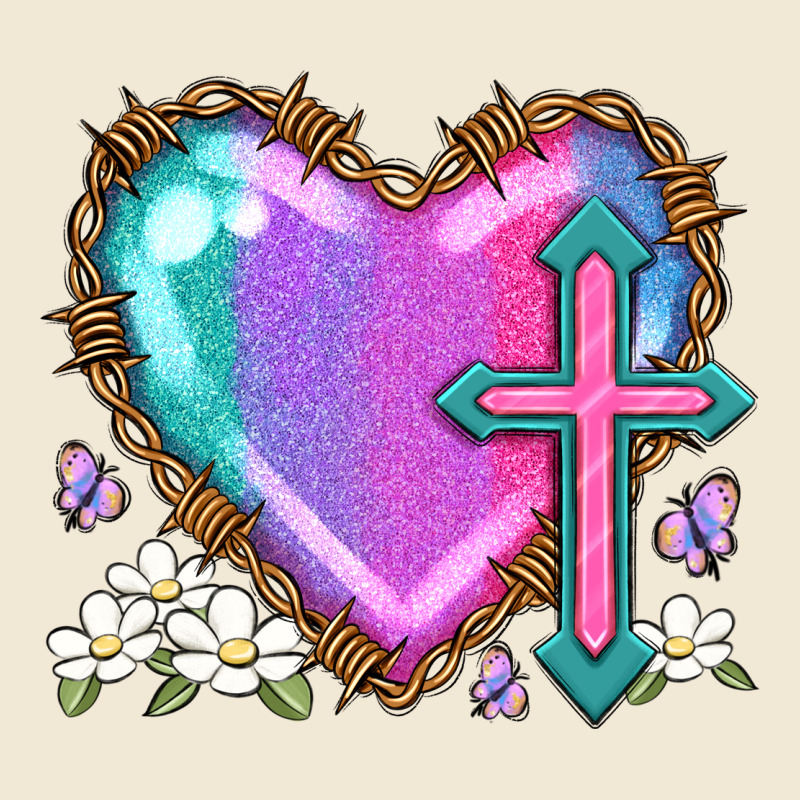 Easter Cross Heart La Premium Tee by LillyAllenDesigns | Teevron