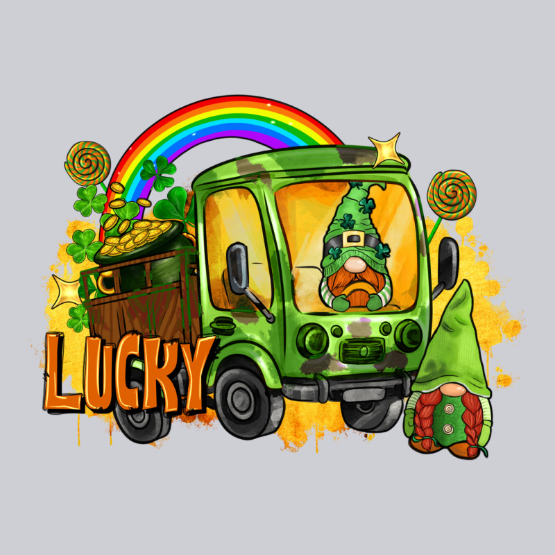Lucky Gnomes Truck St. Patrick's Day Heavyweight Sweatshirt by FaDigitalArtStudio | Teevron