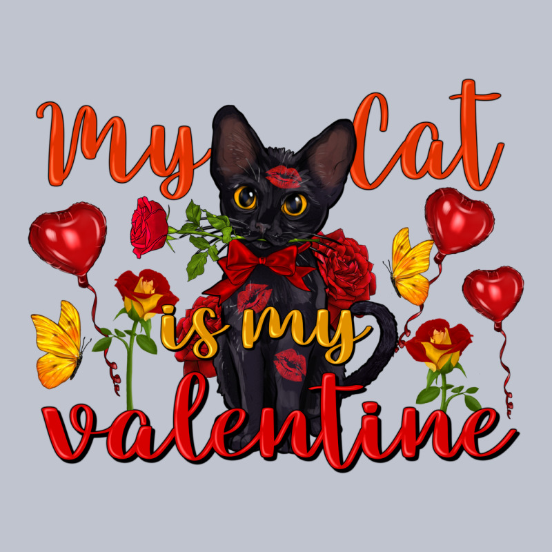 My Cat Is My Valentine Valentine's Day Premium Hoodie by FaDigitalArtStudio | Teevron