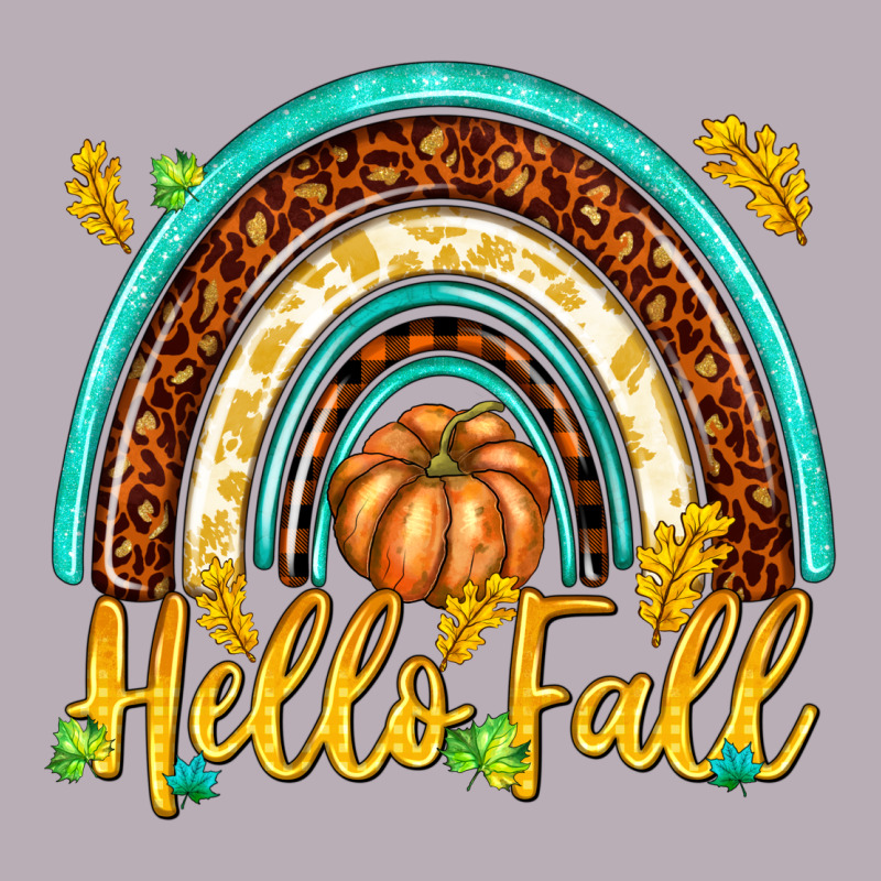 Hello Fall With Rainbow Vintage Tee by texasbilliewilder | Teevron