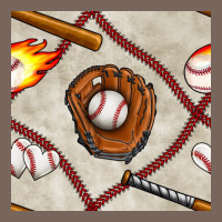 Baseball Glove And Bat Seamless Pattern Premium Hoodie | Teevron