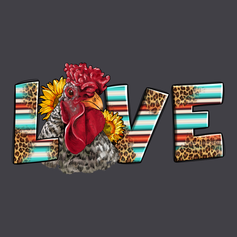 Love Rooster Head Heavyweight Hoodie by LillyAllenDesigns | Teevron