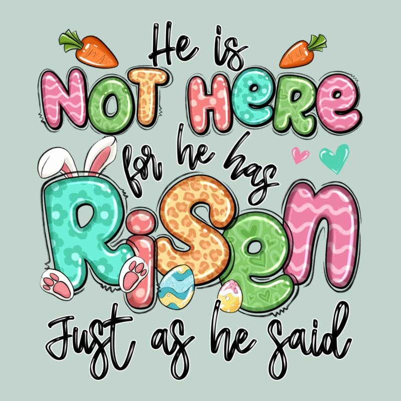 Easter He Is Not Here For He Has Risen Just As He Zipper Hoodie by LillyAllenDesigns | Teevron