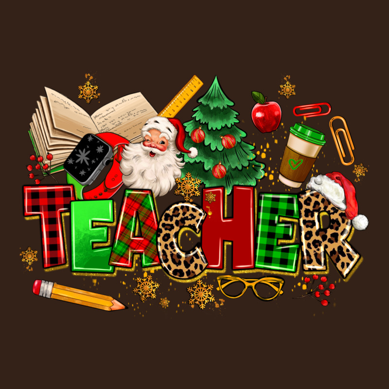 Christmas  Teacher Heavy Core Tee by MaliasSmallBusiness | Teevron