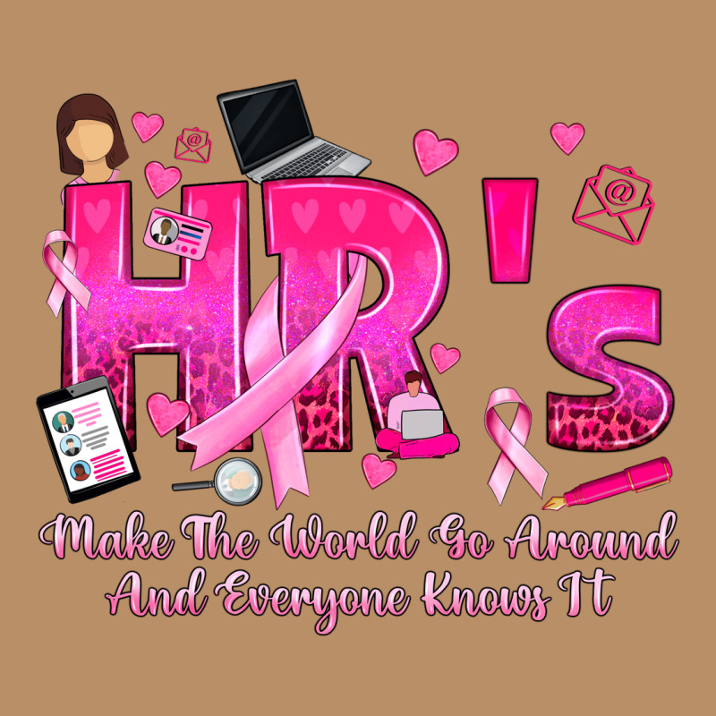 Breast Cancer Hr Human Resources Vintage Hoodie by texasbilliewilder | Teevron