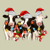 Christmas Three Cows Heavy Core Tee | Teevron