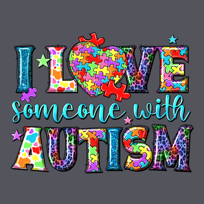 I Love Someone With Autism Vintage Hoodie by NancyCooperArtShop | Teevron