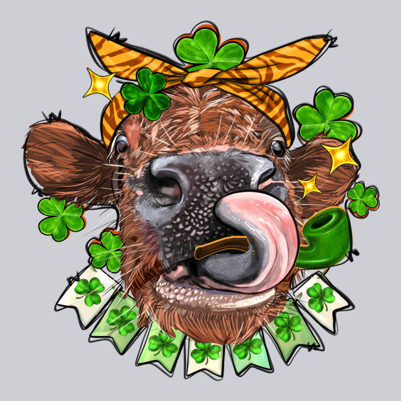 St. Patrick's Day Cow Heavyweight Sweatshirt by FaDigitalArtStudio | Teevron