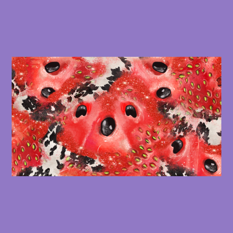 Watermelon Strawberry Cowhide Cup Urban Hoodie by BarkalooDesign | Teevron