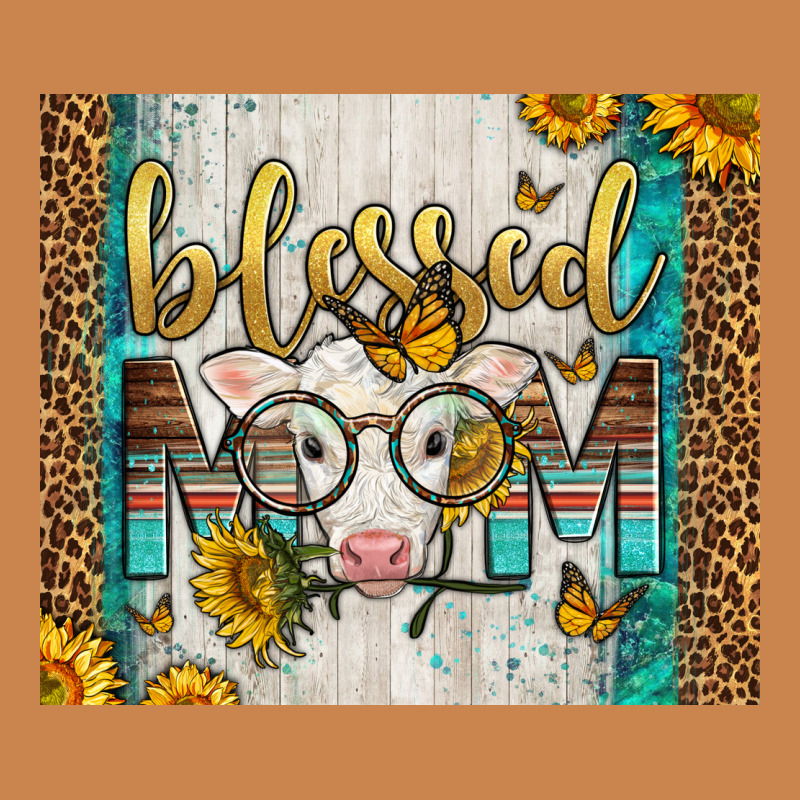 Western Blessed Mom Baby Calf Heavyweight Hoodie by LillyAllenDesigns | Teevron