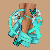 Ovarian Cancer Diva Teal Ribbon Vintage Tee | Teevron