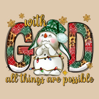 With God All Things Are Possible With Snowman Bbs Heavyweight Sweatshirt | Teevron