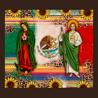 Mexico Flag Our Lady Of Guadalupe San Judas Sunflower Heavy Core Tee | Teevron