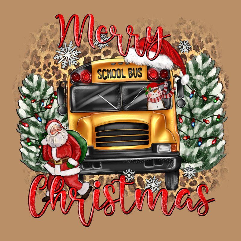 Merry Christmas School Bus Vintage Hoodie by texasbilliewilder | Teevron