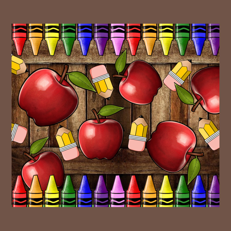 Crayons And Apples Premium Sweatshirt by LillyAllenDesigns | Teevron