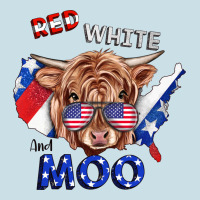 Red White And Moo Cow Ladies Tee | Teevron