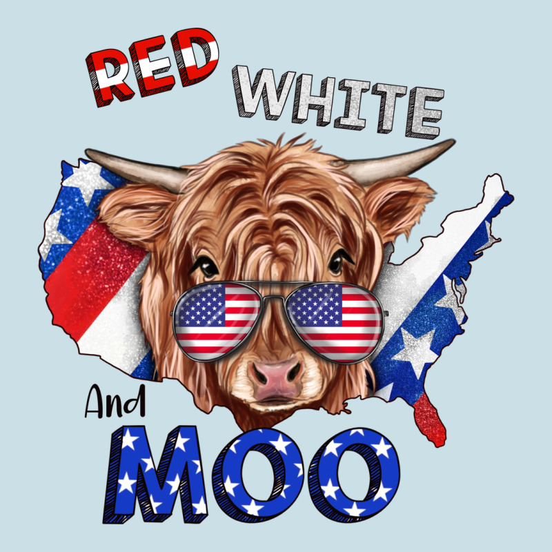 Red White And Moo Cow Ladies Tee by RanaPortraitStore | Teevron