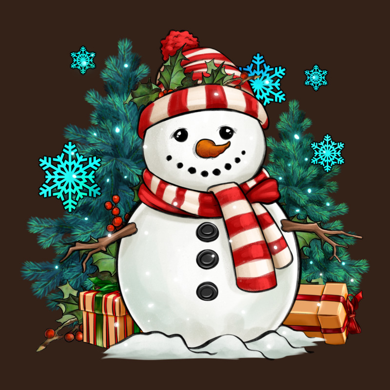 Christmas Snowman Heavy Core Tee by MaliasSmallBusiness | Teevron