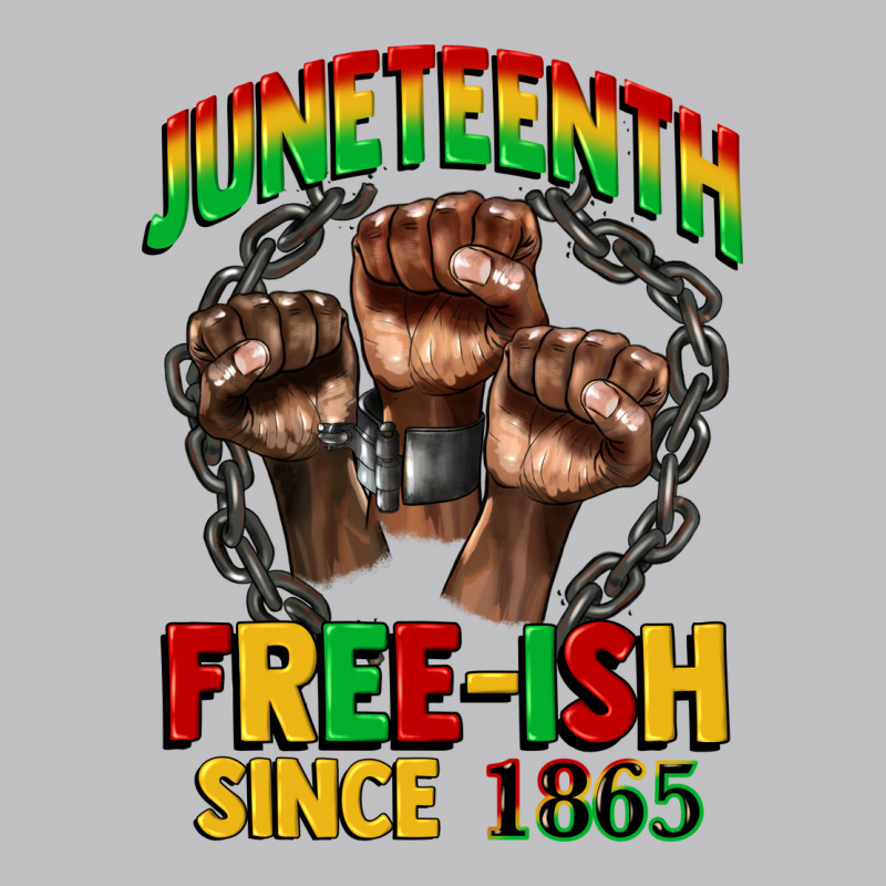 Juneteenth Free Ish Since 1865 Long Sleeve Tee by CowGirlArtShop | Teevron