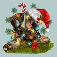Christmas Soldier Veteran Boots Heavy Core Tee | Teevron