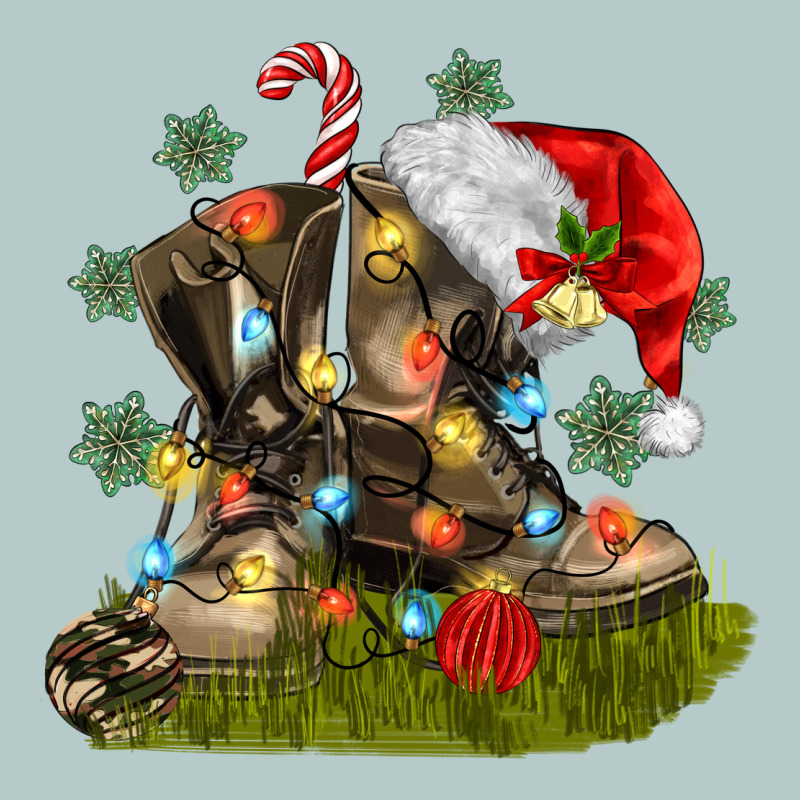 Christmas Soldier Veteran Boots Heavy Core Tee by MaliasSmallBusiness | Teevron