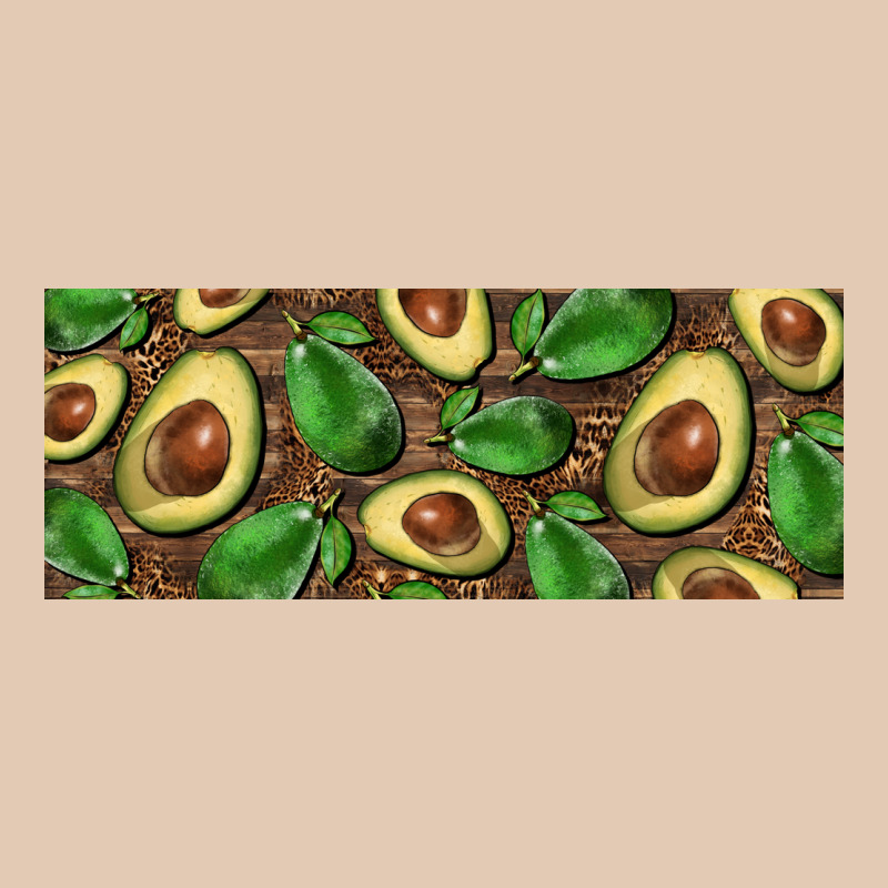 Avocados With Wood And Leopard Background 11 Oz Mug Urban Hoodie by BarkalooDesign | Teevron