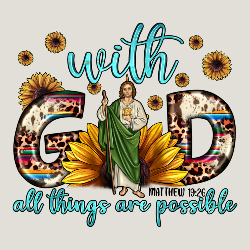 With God All Things Are Possible Matthew 19 26 Heavy Core Tee by JahusDesignShop | Teevron