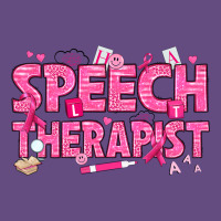 Breast Cancer Speech Therapist Vintage Hoodie | Teevron