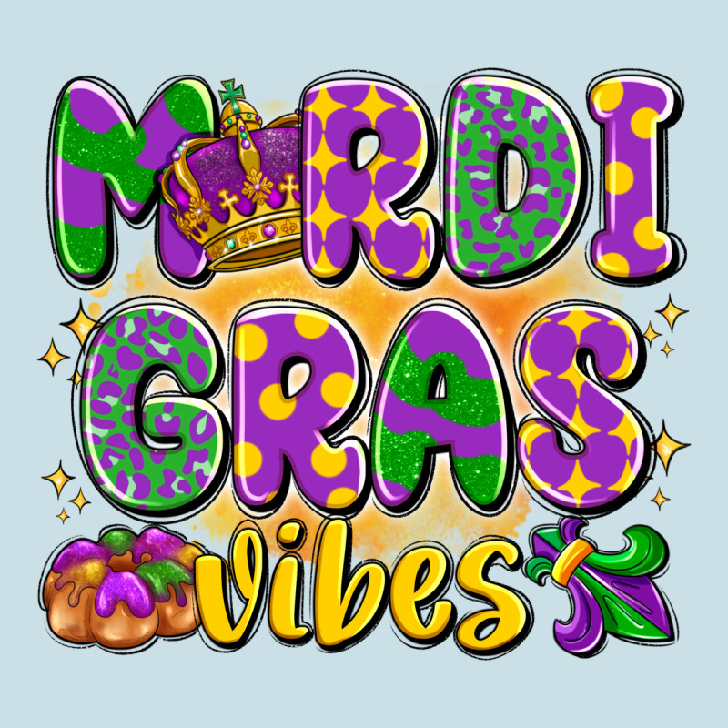 Mardi Gras Vibes Ladies Tee by LillyAllenDesigns | Teevron