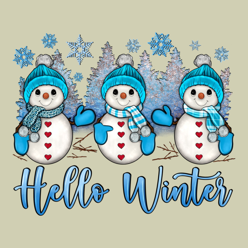 Snowman Hello Winter Heavy Core Tee by JahusDesignShop | Teevron
