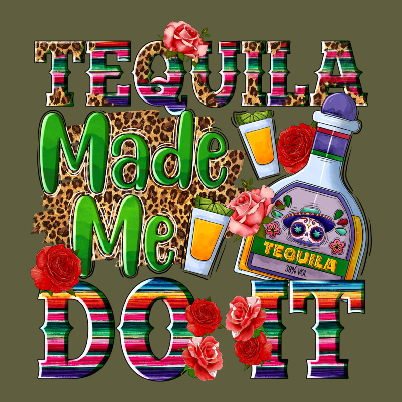 Tequila Made Me Do It Vintage Tee by NancyCooperArtShop | Teevron