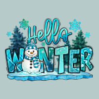 Hello Winter Snowman Heavy Core Tee | Teevron