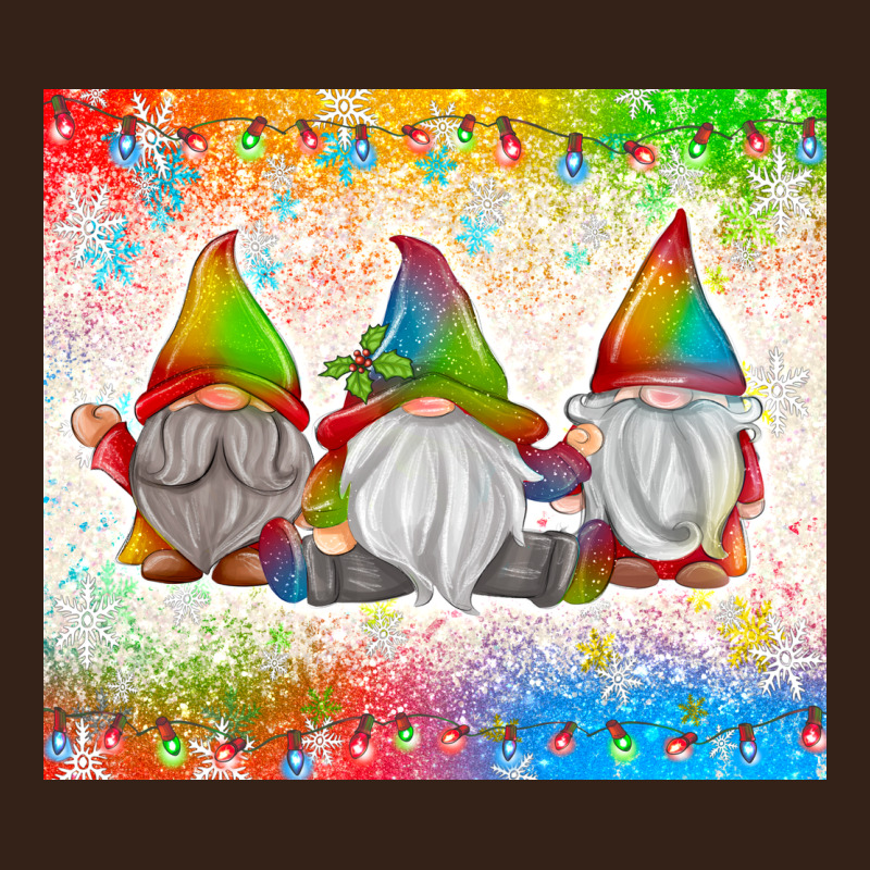 Christmas Lights Gnome Heavy Core Tee by MaliasSmallBusiness | Teevron