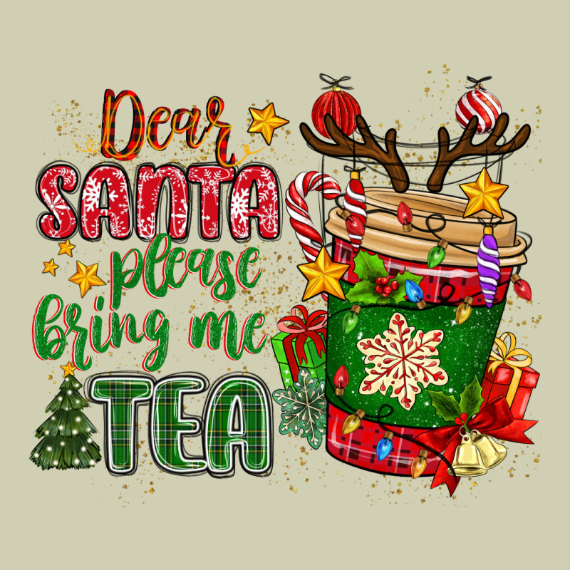 Deer Santa Please Bring Me Tea Heavy Core Tee by MaliasSmallBusiness | Teevron