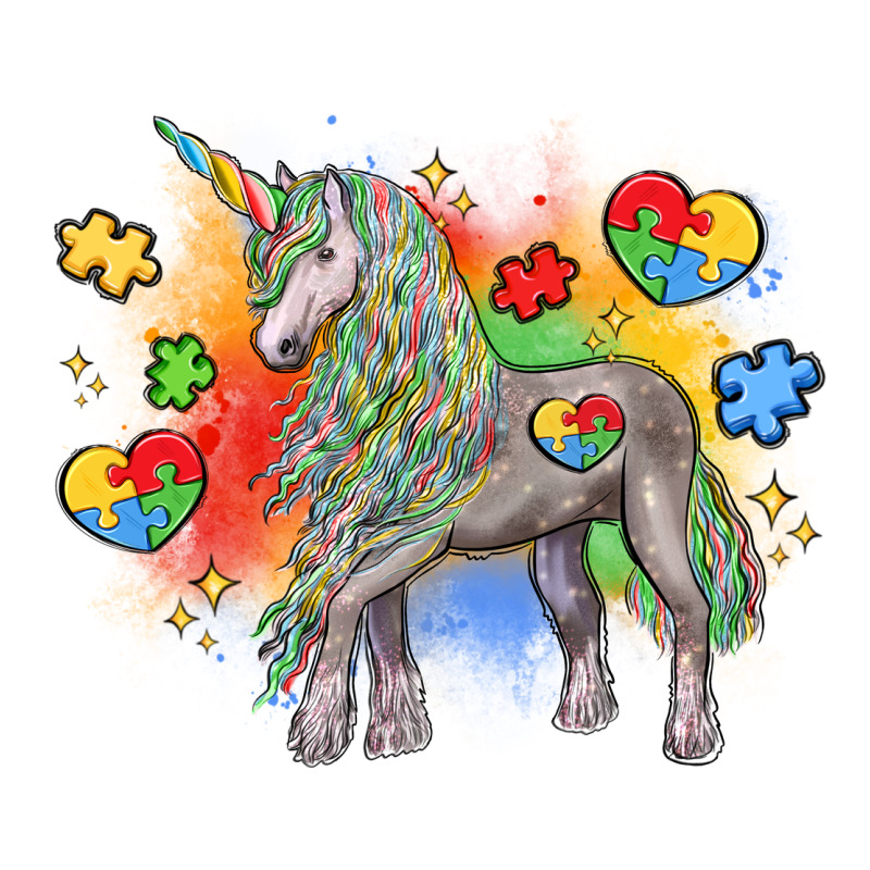 Autism Unicorn Premium Tee by LillyAllenDesigns | Teevron