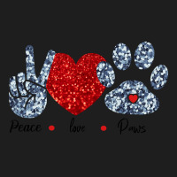 Peace Love Paws Classic Tee | Teevron