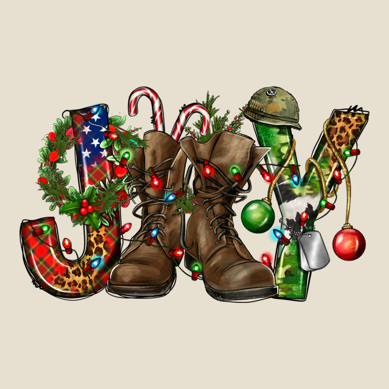 Army Christmas Joy Urban Heavy Tee by NancyCooperArtShop | Teevron