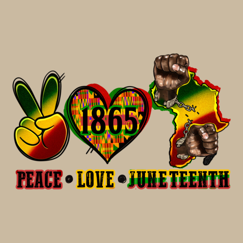 Peace Love Juneteenth Long Sleeve Tee by CowGirlArtShop | Teevron